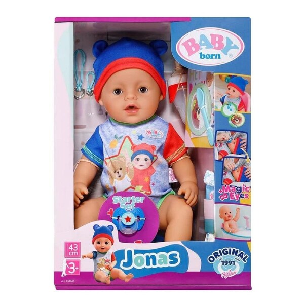 Baby Born Jonas 43cm Doll Starter Set