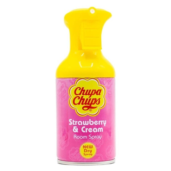 12 Pack x Chupa Chups 250ml Room Spray Strawberry & Cream