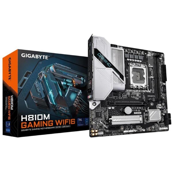 Gigabyte H810M Gaming WIFI6 LGA 1851 mATX Motherboard (H810M GAMING WIFI6)