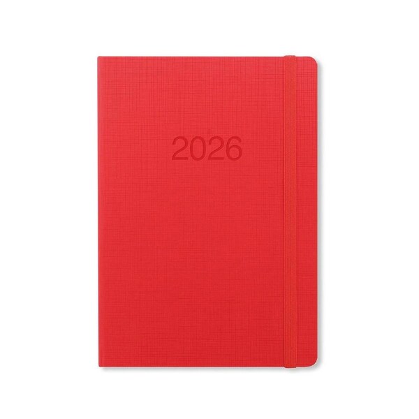 2026 Diary Letts of London Memo A5 Week to View Red 080267