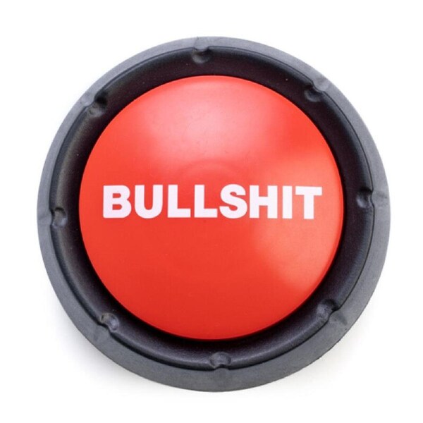 Bullshit Button Novelty Sound Party Game Red Fun & Curiosity