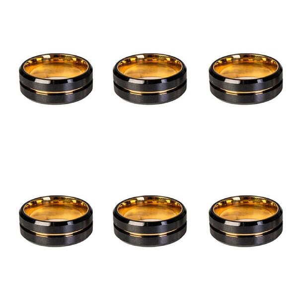 6PK Rotating Fidget Finger Ring Durable Stress Relief Sensory Toy Assorted