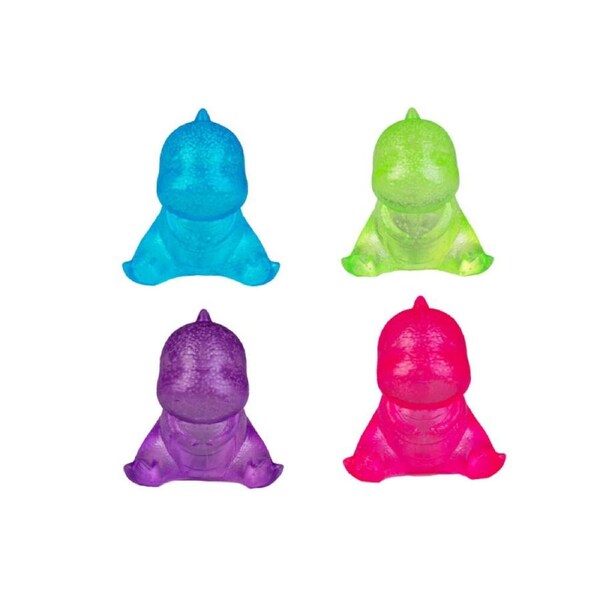 4PK Smooshos Super Squeeze Gid Dino Soft Compact Multi Squishy Toy Assorted
