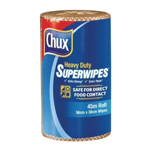 Chux Superwipes Heavy Duty Espresso 560x300mm - 45m Roll
