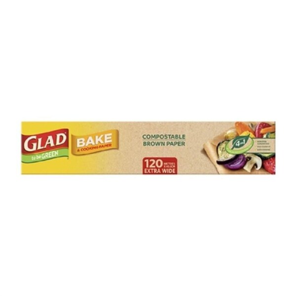 Glad to be Compostable Bake & Cooking Paper - 120m x 40.5cm