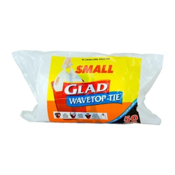Glad Wavetop Tie Kitchen Roll - Small 18Ltr (Pack 50)