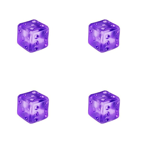 4PK Smooshos Super Squeeze Dice Soft Portable Multi-Colour Squishy Toy Assorted