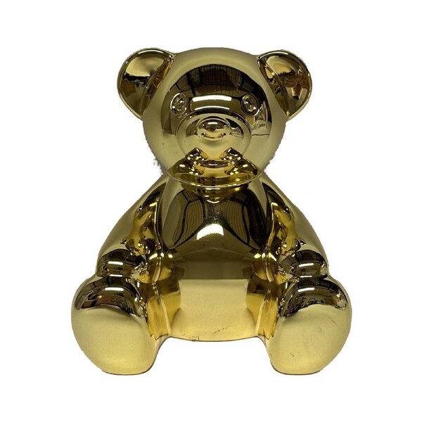Russell Collection Money Bank 11cm Edward Bear Old Gold Finish, Whitehill HI BEDWG/OG