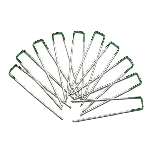 Artificial Turf Pad U Peg Synthetic Lawn Pegs Pins Fake Grass Weed Mat 200pcs