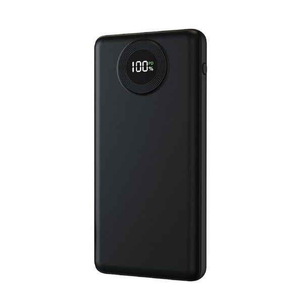 Laser 10000mAh Portable Powerbank with LED Display and 20W Fast Charge