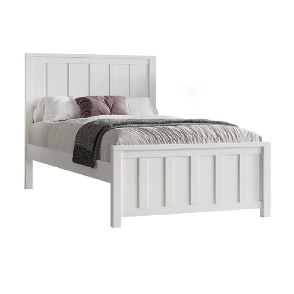 Jessica Double Size Bed Frame White