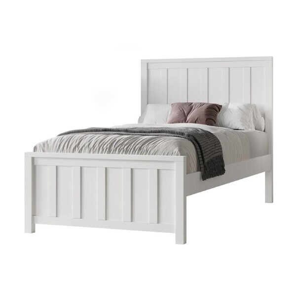 Jessica King Single Size Bed Frame White