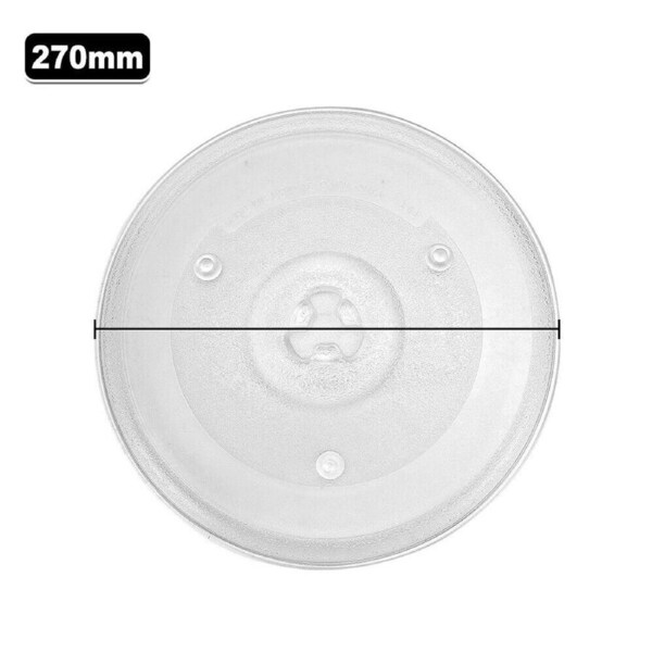 Microwave Plate Oven Thicken Glass Turntable Dia 245 270 315mm Food Tray Platter 270mm