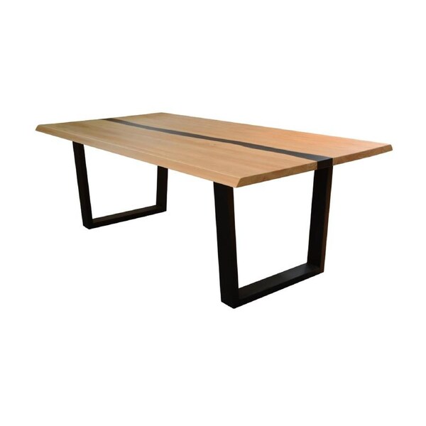 Dori 130cm Coffee Table Black Natural