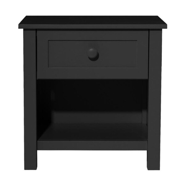 Jessica Bedside Table Black