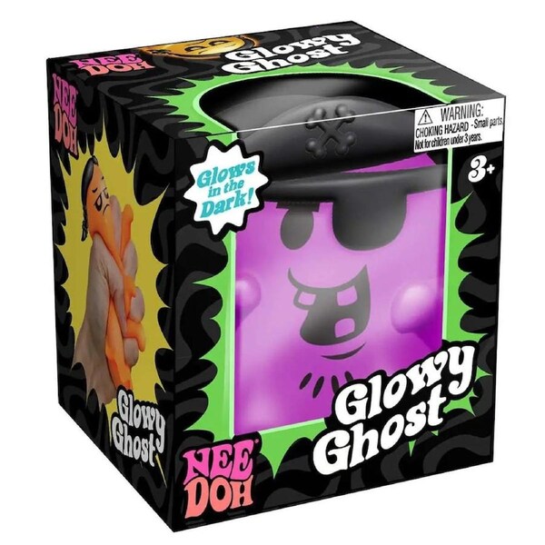 NeeDoh Halloween Glowy Ghost (Designs may vary)