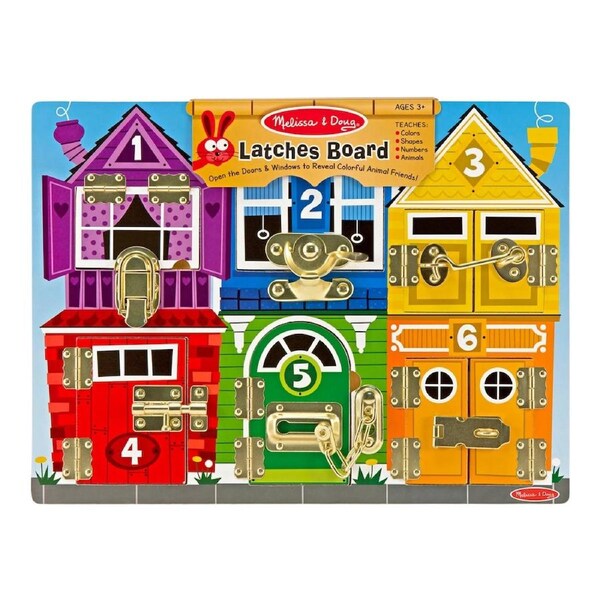 Melissa and Doug Wooden Latches Board