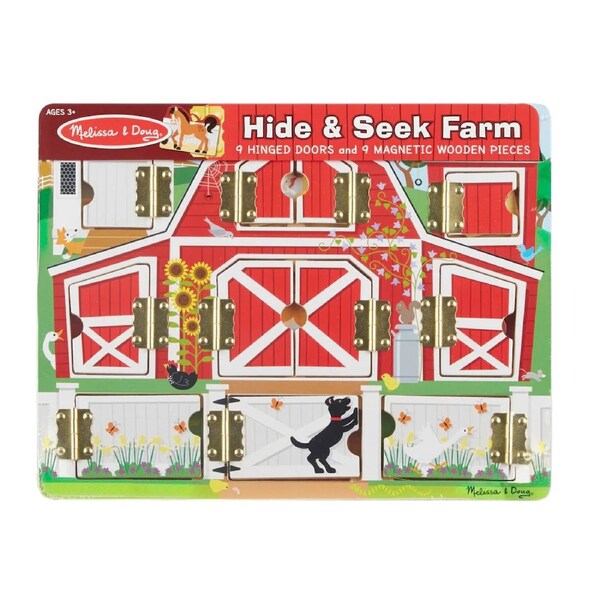 Melissa and Doug Magnetic Hide and Seek Farm