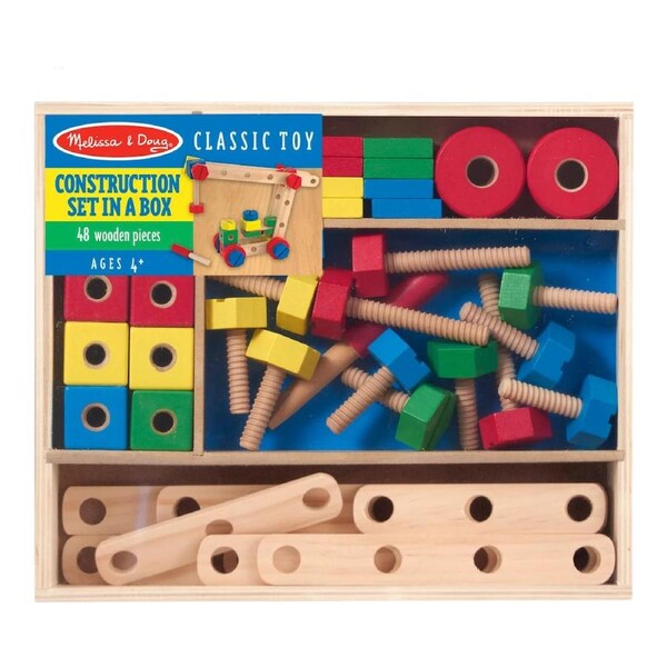 Melissa and Doug Construction Set in a Box Classic Toy