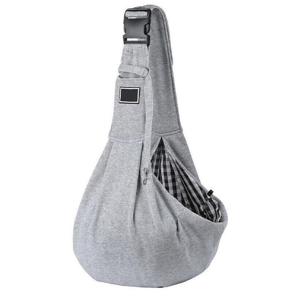 Pet Dog Cat Puppy Carry Bag Carrier Travel Outdoor Shoulder Pouch Sling Backpack Grey
