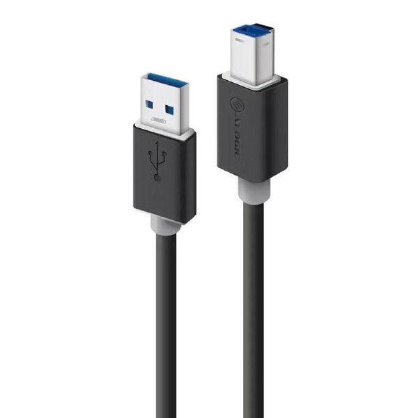 Alogic 2m USB-A Male to USB-B Male Cable
