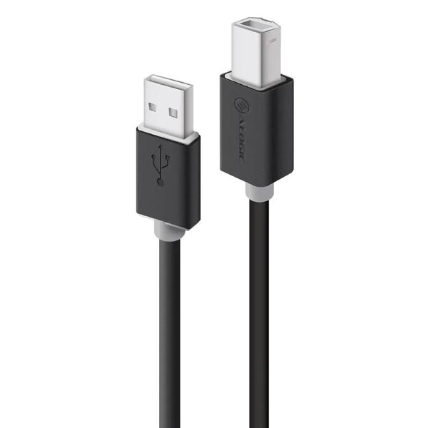 Alogic USB 2.0 2m USB-A Male to USB-B Male Cable