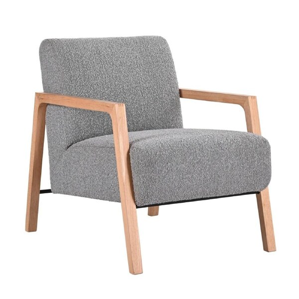 Milano Fabric Armchair Grey