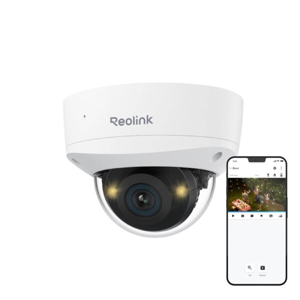 Reolink 12MP UHD IK10 Vandal Proof Color Night Vision PoE Outdoor Security Camera