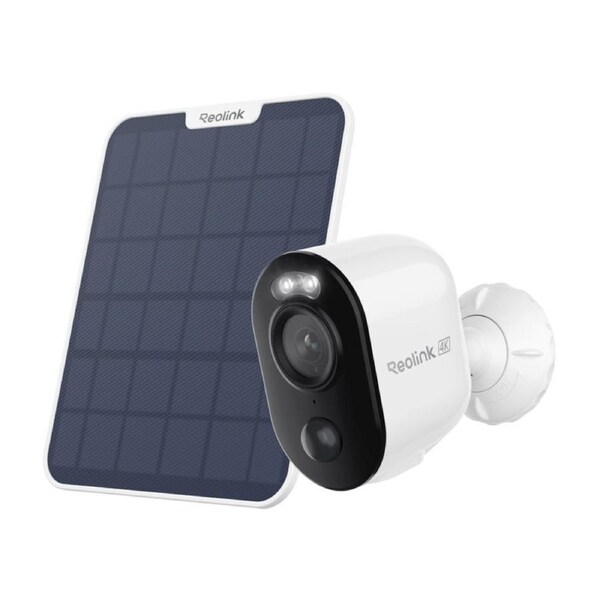 Reolink 4K Wireless WiFi Battery Solar Outdoor Security Camera with Solar Panel No Monthly Fee for Local Storage