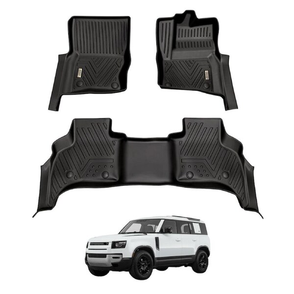 5D Car Floor Mats for Land Rover Defender L663 Series 110 5 Seats 2020-Onwards
