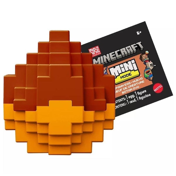 Minecraft Mini Mode Spawn Egg Blind Capsule (Orange)