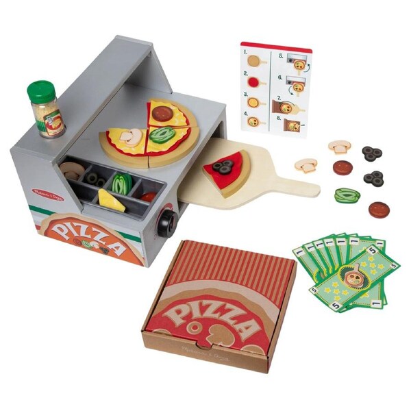 Melissa and Doug Top and Bake Pizza Counter Playset