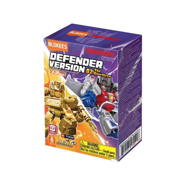 Blokees Transformers Galaxy Version Defender 02 The Overthrow Blind Box