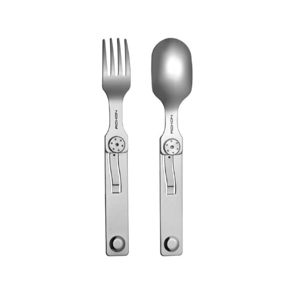 Roxon 2-in-1 Magnetic Durable Stainless Steel Camp Cutlery Set (R-C2)