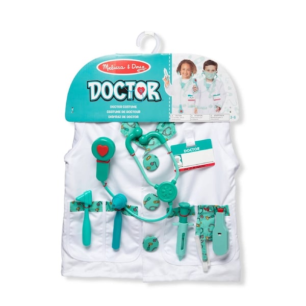 Melissa and Doug Doctor Costume Role Play Set