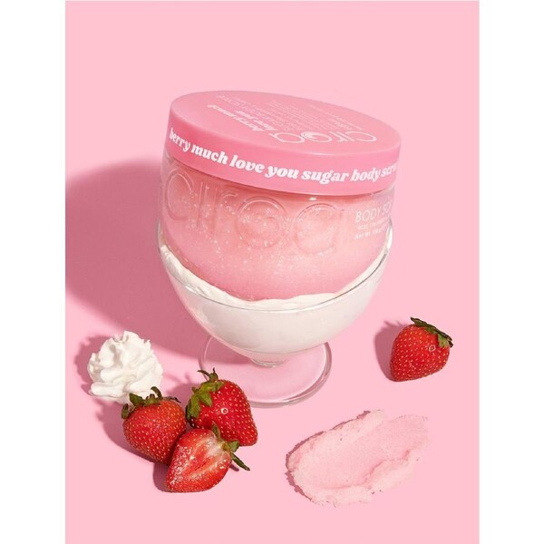Ciroa Beauty Berry Much Love You Body Scrub 350g - Strawberry, Cream & Rose
