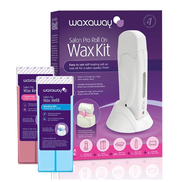 Waxaway Salon Pro Roll On Wax Kit