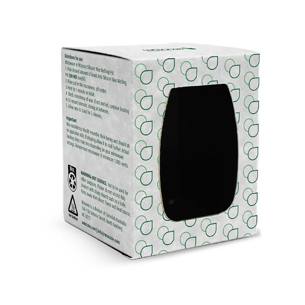 Waxaway Black Silicone Cup