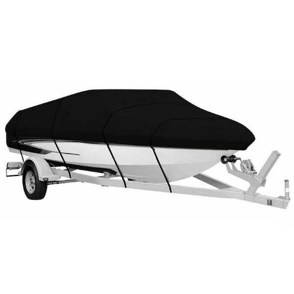 20-22FT Yacht Boat Cover Boat Cover Anti-UV Waterproof Heavy Duty 210D