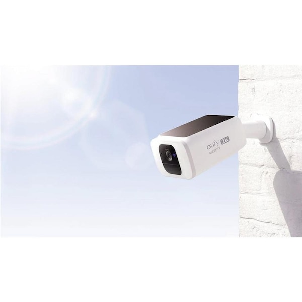 eufy Security EufyCam Solo S40 Spotlight 2K Solar Wireless T8124CW1 - White White