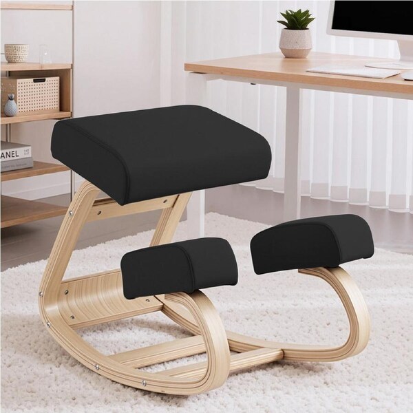 Artiss Kneeling Chair Ergonomic Posture Chair Balance Stool Black