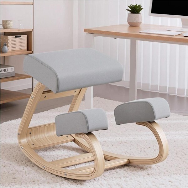 Artiss Kneeling Chair Ergonomic Posture Chair Balance Stool Gray
