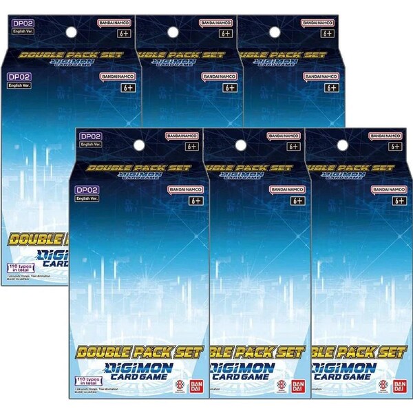 Digimon Card Game: Double Pack Set 2 Box of 6 [DP02]