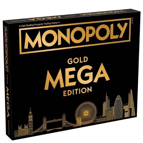 Monopoly GOLD Mega Edition Board Game