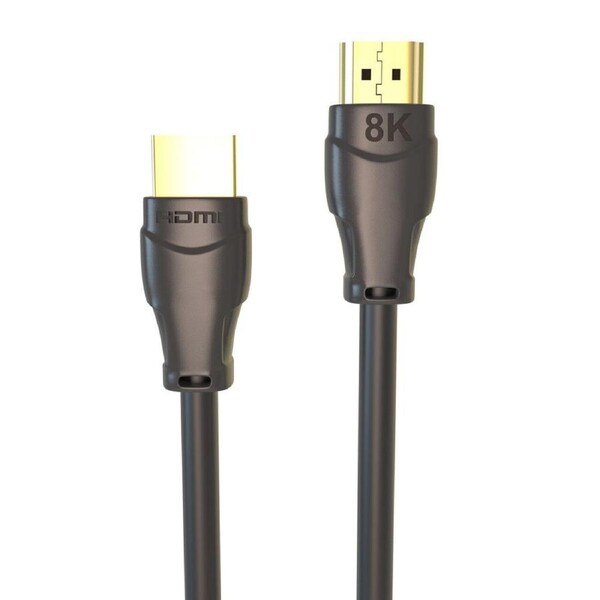 Connect Cable Ultra HDMI 2.1 3m Braided Gold Plated Shielded Audio Black