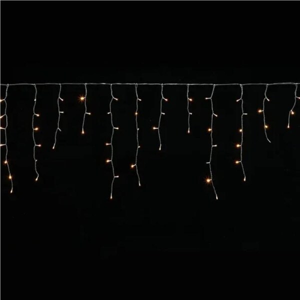 480 LED Twinkle Icicle Light Warm White