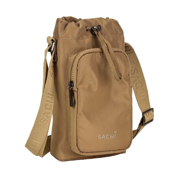 Sachi Crossbody Lite Insulated Bottle Bag - Latte