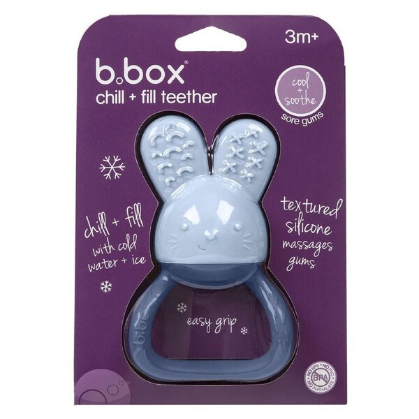 B.Box Chill + Fill Teether Lullaby Blue