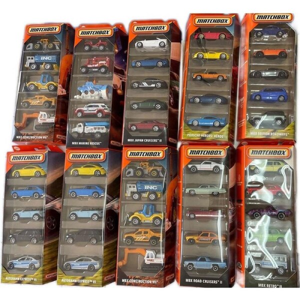 MATCHBOX CARS 5PK ASST Randomly Selected