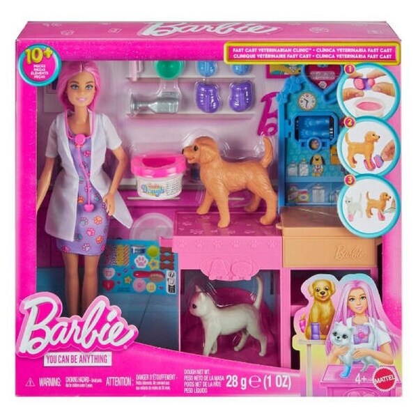 Barbie Fast Cast Veterinarian Clinic